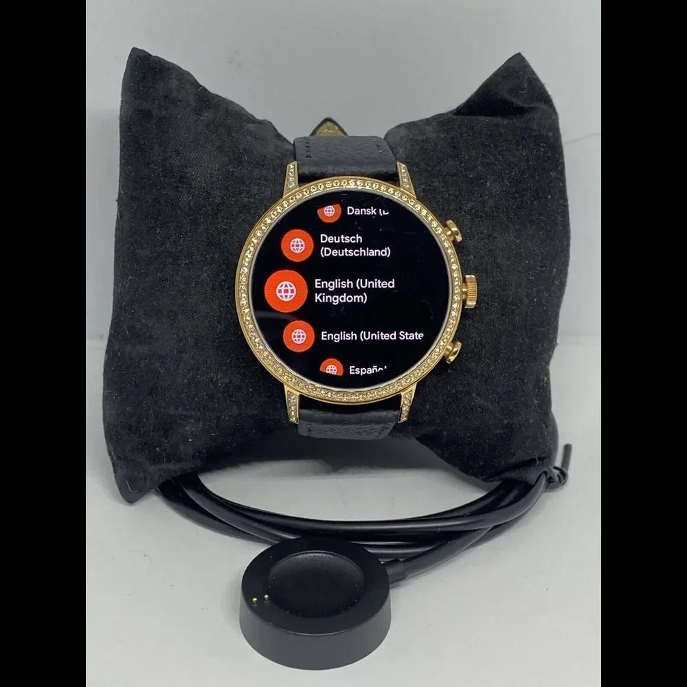Fossil Gen 4 Authentic Digital Dial Smart Watch Custom Band FTW6015 AB327